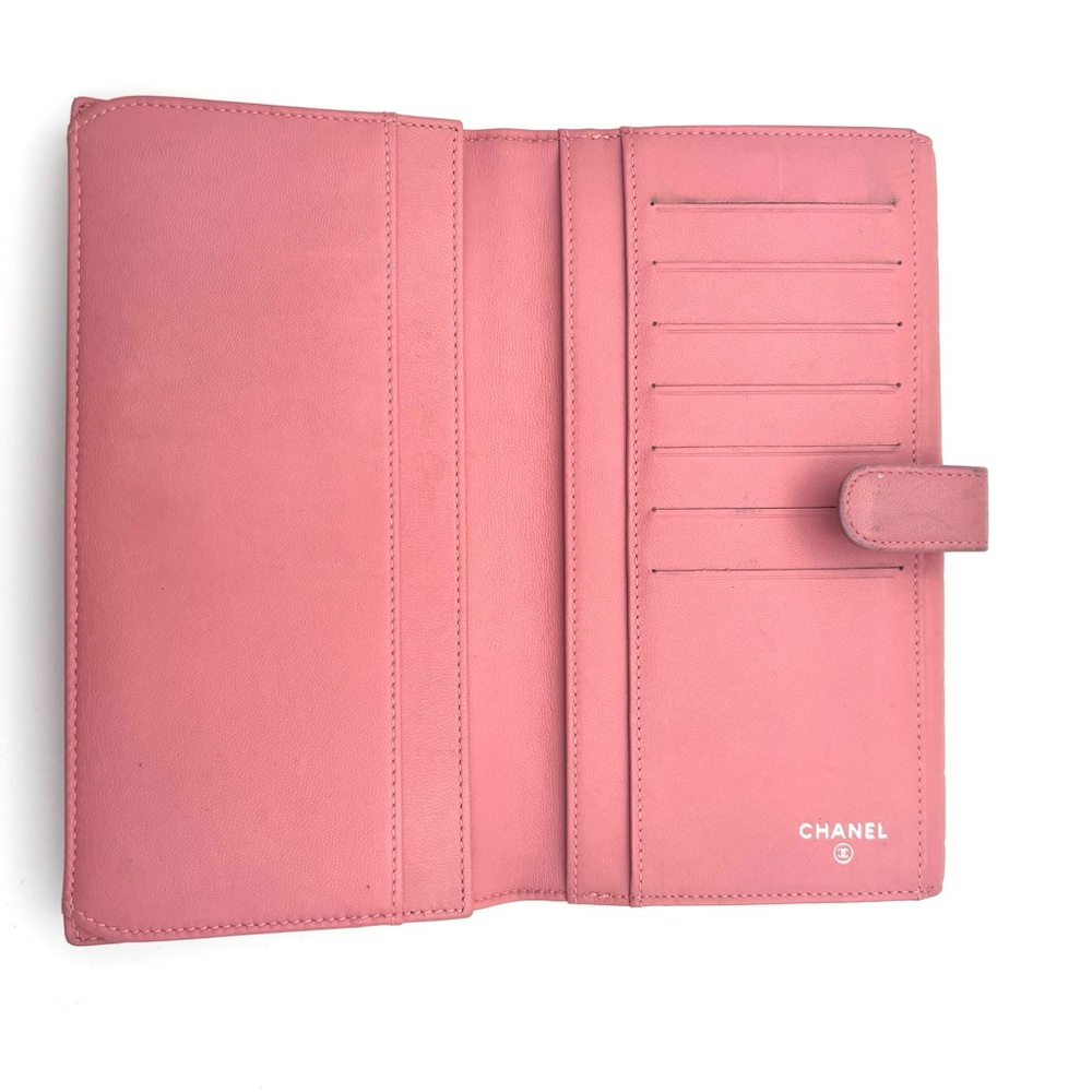 Chanel‎ Pink Floral Camellia Wallet - Picture 6 of 12